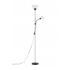 Bagasi -Floor Lamp - Beige/White