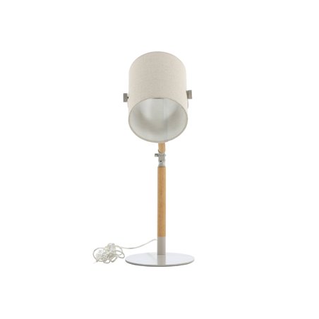 Dennis -Table Lamp - Beige / Wood/Beige Linen