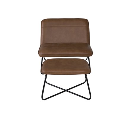 X-lounge tuoli ruskea/musta