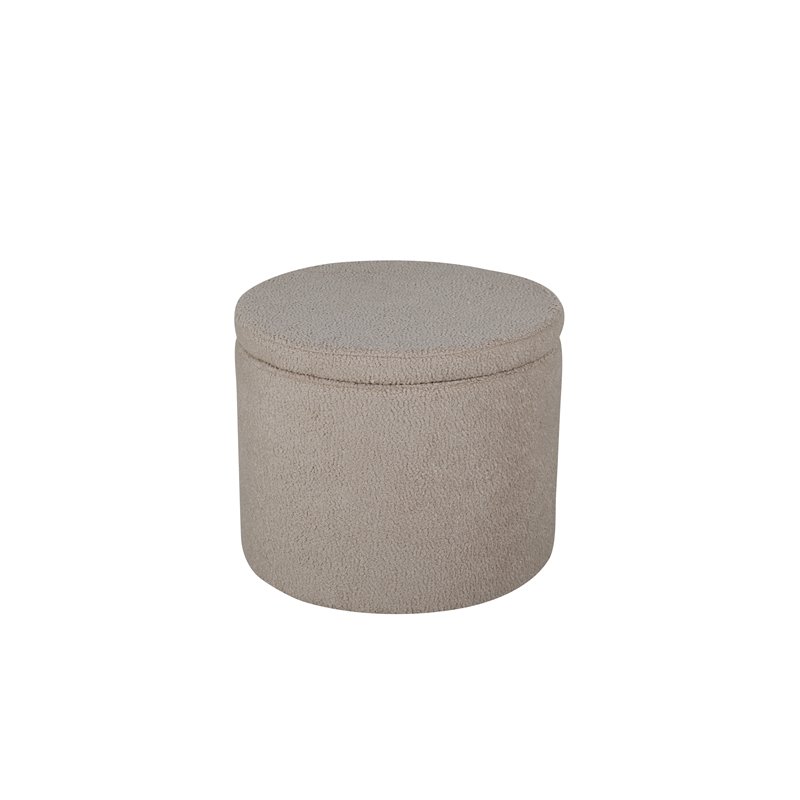 Dunken Pouf - / Beige Teddy