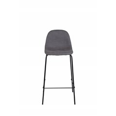 Polar Bar Chair - Black / Grey Micro Fibre