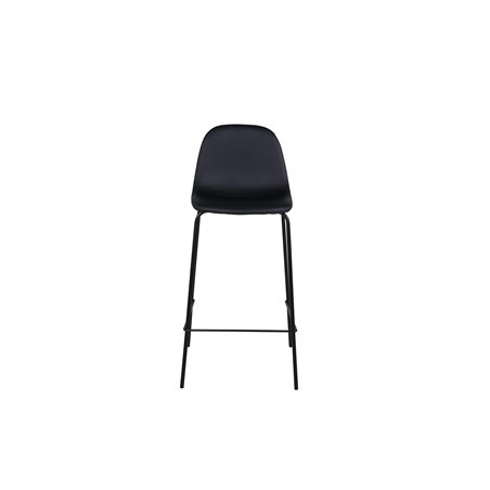 Polar Bar Chair - Black / Black PU