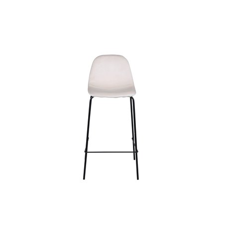 Polar Bar Chair - Black / Beige Velvet