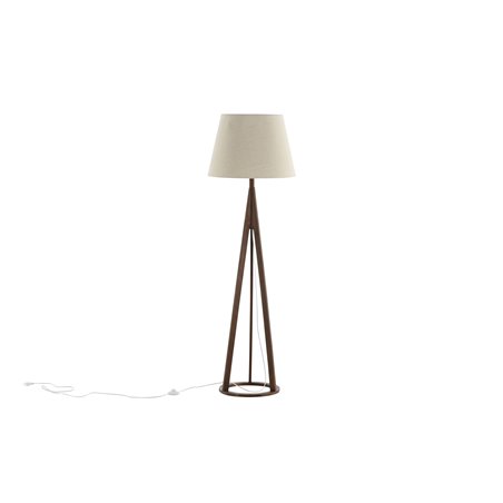 Kona -Floor Lamp - Espresso/Linen