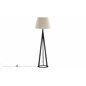 Kona -Floor Lamp - Black/Linen