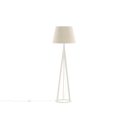 Kona -Floor Lamp - White/Linen