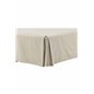 Ziggy Bedskirt Bomuld streight - Beige / - 180 * 200