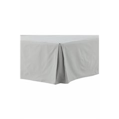 Ziggy Bedskirt Cotton streight - Light Grey / - 180*200