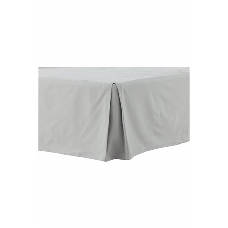 Ziggy Bedskirt Cotton streight - Light Grey / - 180*200