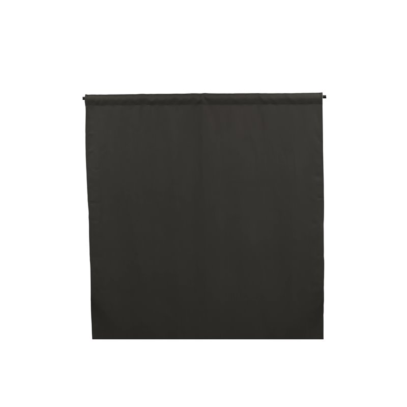 Evelyn Curtain Polyester blackout - Dark grey / - 135*290