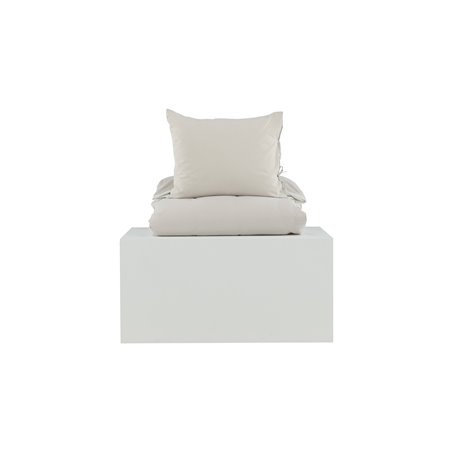 Jenna Bed Set Linen/cotton - Light Grey / - 150*200