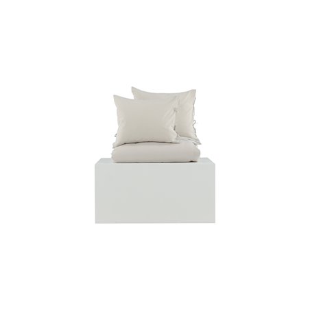 Jenna Bed Set Linen/cotton - Light Grey / - 240*220