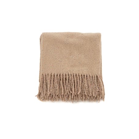 Tilly Throw Polyster / bomuld - Beige / - 130 * 170