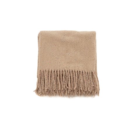 Tilly Throw Polyster / puuvilla - beige / - 130 * 170