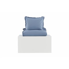Lias Bed Set Cotton/linen - Blue - 150*200