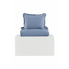 Lias Bed Set Cotton/linen - Blue - 150*200
