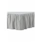 Pixy Bedskirt Cotton romantic - Light Grey /  - 180*200