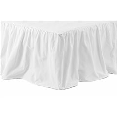 Pixy Bedskirt Cotton romantic - White / - 120*200