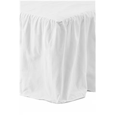 Pixy Bedskirt Cotton romantic - white / - 180*200