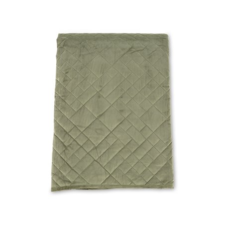 Jilly Bedspread Polyester/velvet/microfiber - Green / - 150*80