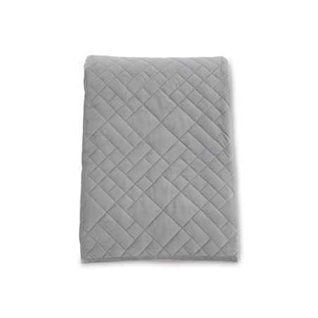 Jilly Bedspread Polyester/velvet/microfiber - Light grey / - 150*80