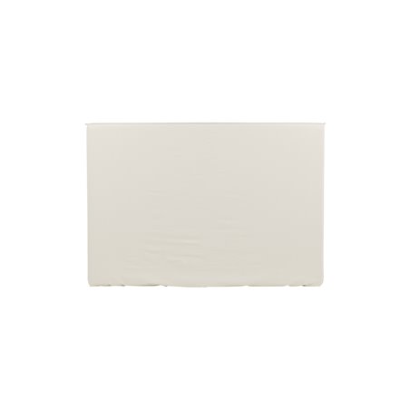 Saga Headboard cover Cotton/overlock - White - 180*