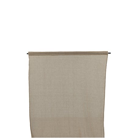 Elena Curtain Polyster/cotton - Brown / - 135*240