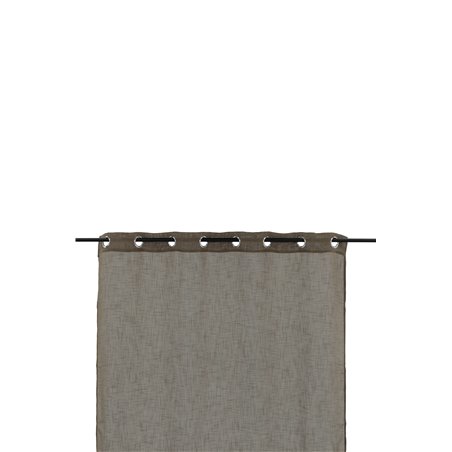 Kaya Curtain Polyesteri / tekopellava - ruskea / - 140 * 290