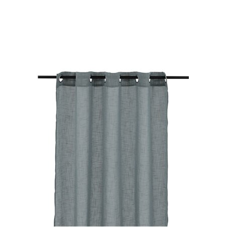 Kaya Gardin Polyester / falsk hør - Grå / - 140 * 290