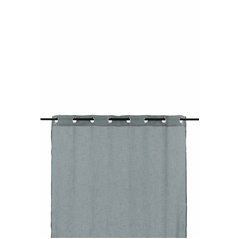 Kaya Curtain Polyester/fake linen - Grey /  - 140*240