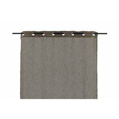 Kaya Curtain Polyester/fake linen - Brown / - 140*240