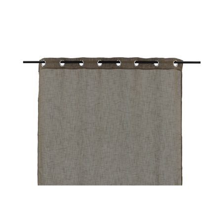 Kaya Curtain Polyester/fake linen - Brown / - 140*240