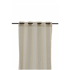 Kaya Curtain Polyester/fake linen - Beige - 140*290