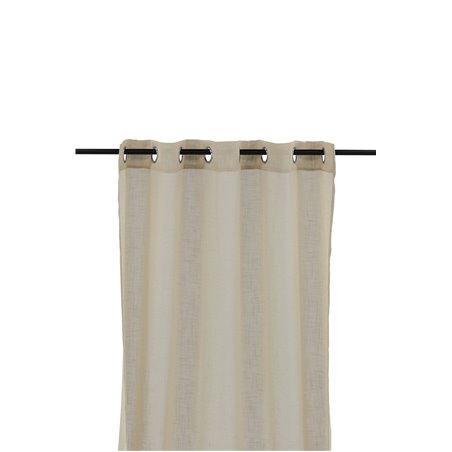 Kaya Curtain Polyester/fake linen - Beige - 140*290