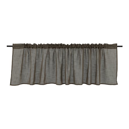Kaya Curtain Polyester/fake linen - Brown / - 55*250