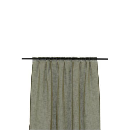 Kaya Curtain Polyesteri / tekopellava - Vihreä - 140 * 290