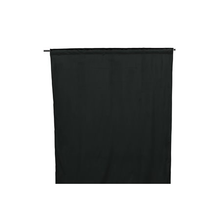 Mary Curtain Polyester/velvet - Black / - 135*250