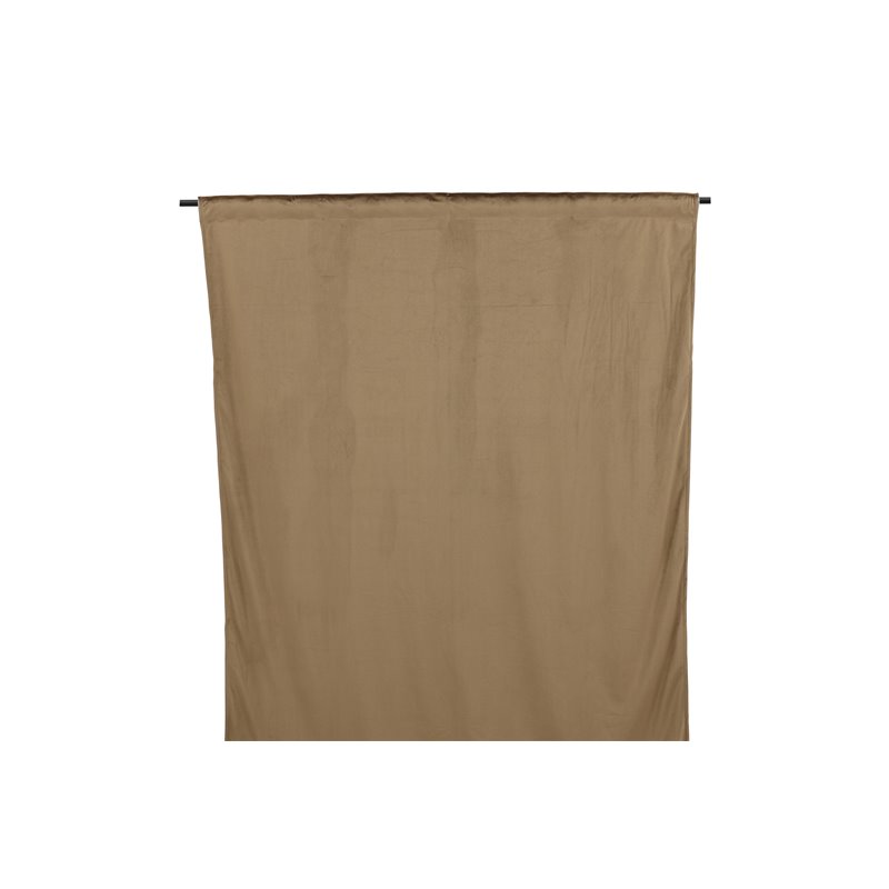 Mary Curtain Polyester/velvet - Brown /  - 135*250