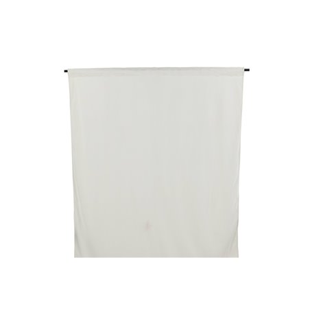 Mary Curtain Polyesteri / sametti - Valkoinen / - 135 * 250