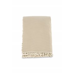 Lias Sengetæppe Microfiber - Beige / - 180 * 260