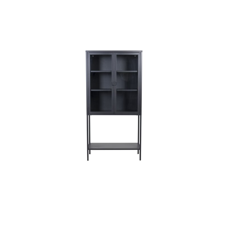 High Wide Cabinet w shelf - Black