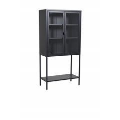 High Wide Cabinet w shelf - Black