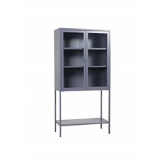 High Wide Cabinet w shelf - Grey