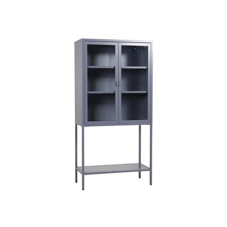 High Wide Cabinet w shelf - Grey