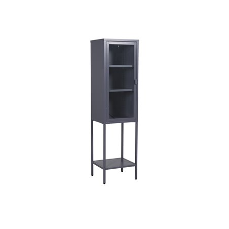 High Thin Cabinet w shelf - Grey