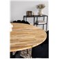 Cirebon Rundt Bord - 140cm - Nature / Sort, Limhamn - Stol - Sort Velvet_4