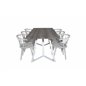 Marina Dining Table - Grey "oak" / White Legs , Bullerbyn Windsor Dining Chair - Grey_6