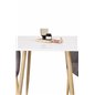 Polar dining table 75*75cm - White /oak-look legs, Comfort Dining Chair - Dark Grey / Oak_2