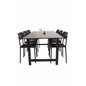 Count Dining Table - 220*100*H75 - Black / Black, Polly Dining Chair - Black / Black_6