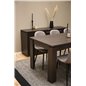 Lind Dining Table 180*90*H78 - Black Oak, Polar Dining Chair - Grey / Black_6